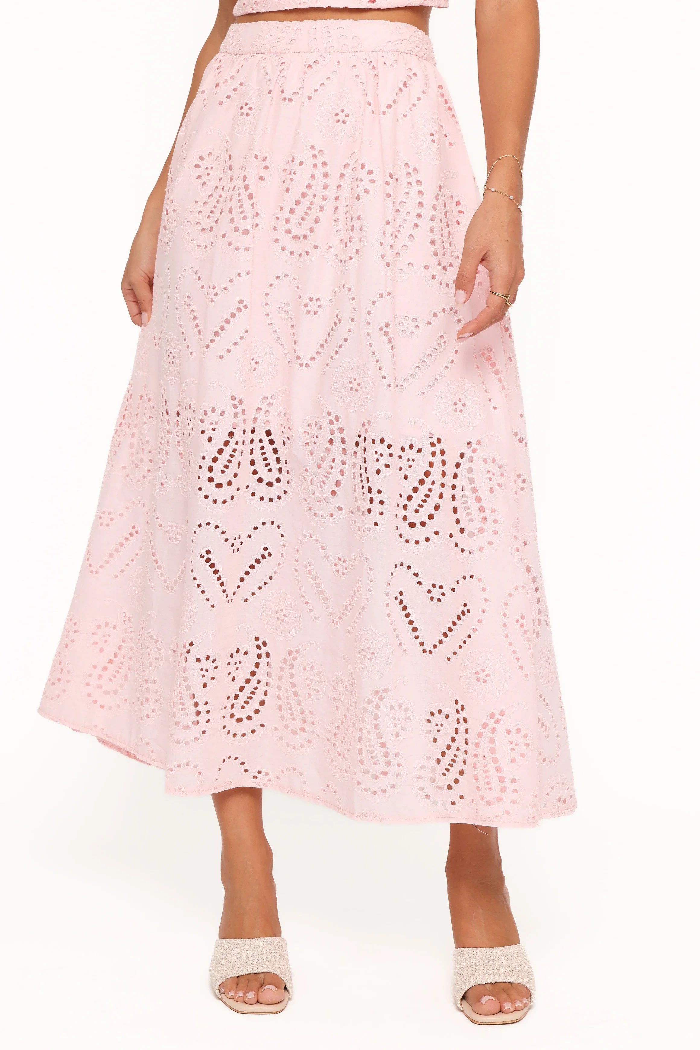 Isabelle Maxi Skirt Set Pink