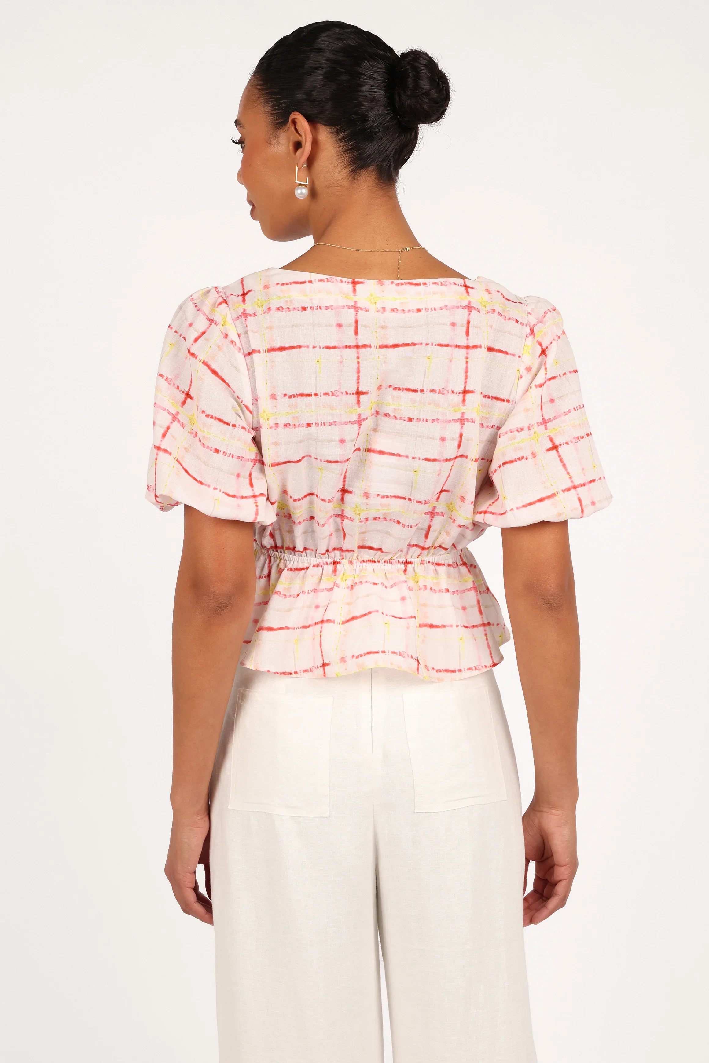 Pippi Top Sunset Check