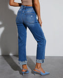 Lucy Super Stretch High Rise Slim Leg Straight Jeans