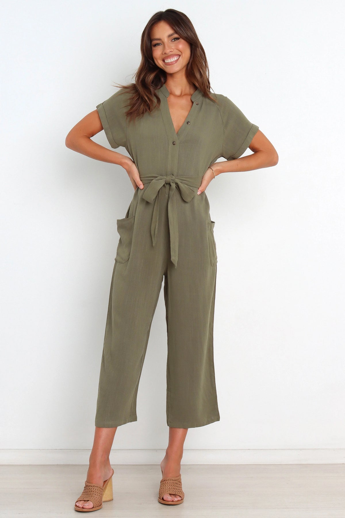 Archie Jumpsuit Olive