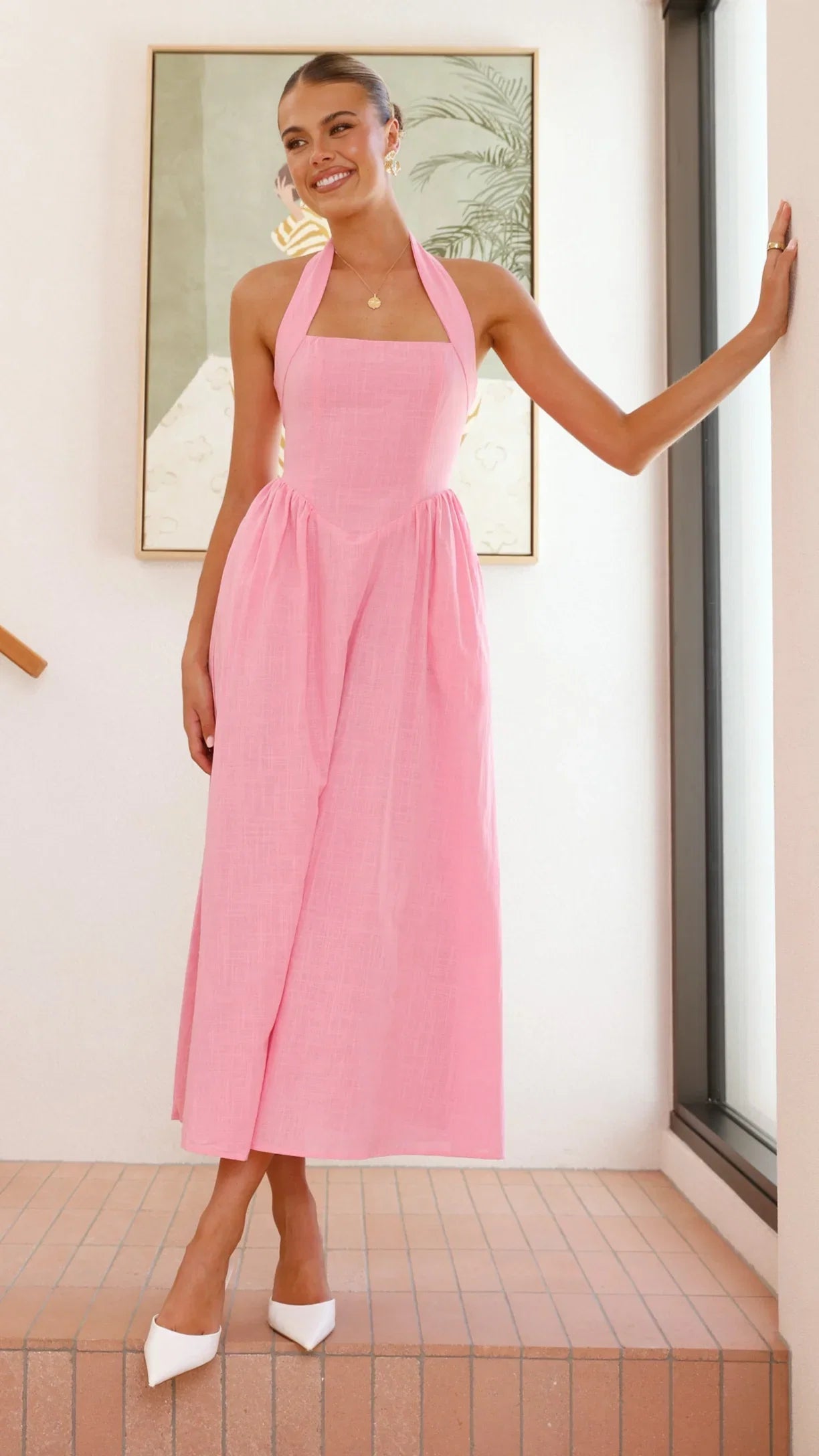 Caden Maxi Dress Pink