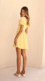 Sahirah Mini Dress Yellow