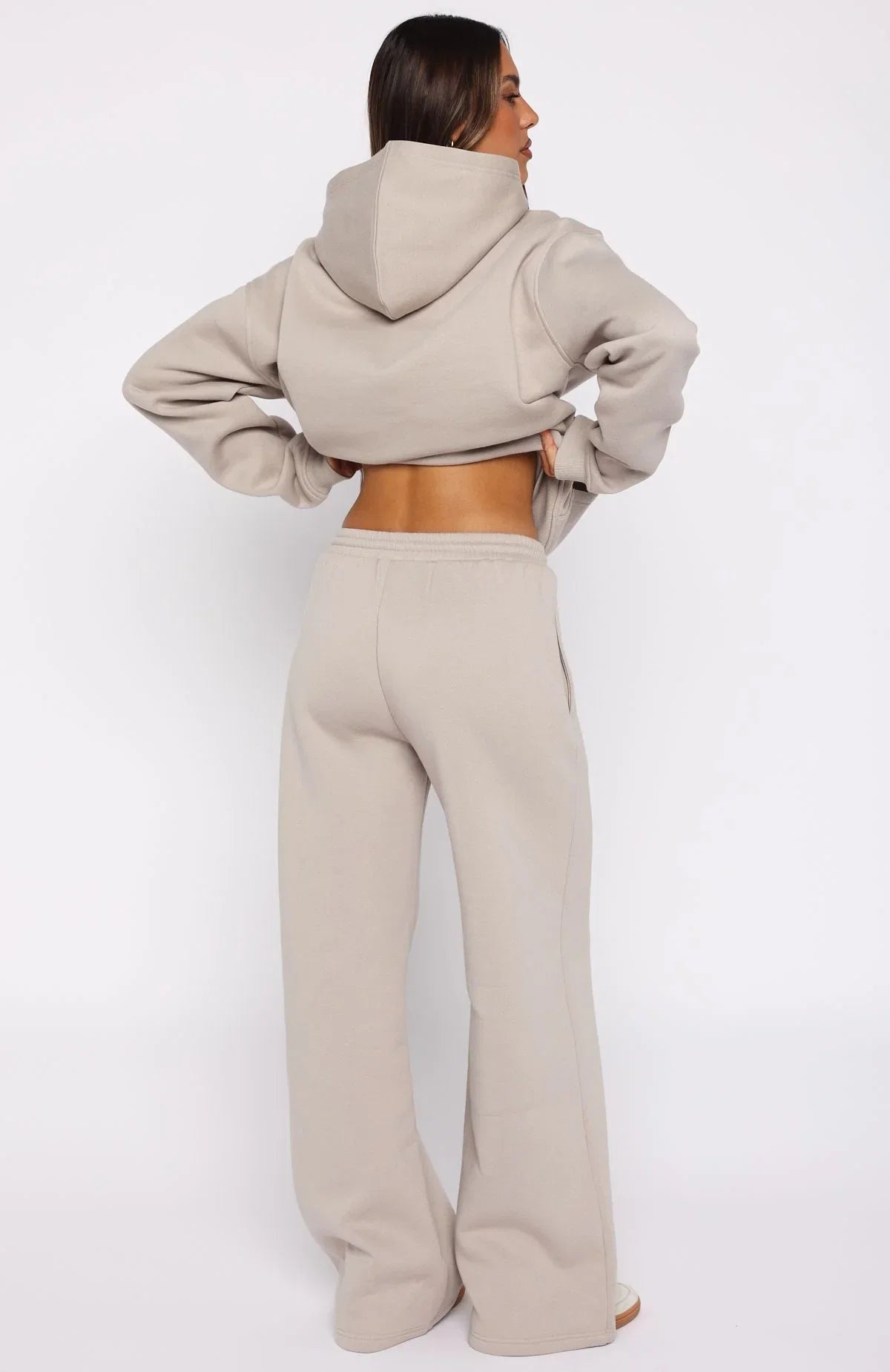 From The Archives Kenzie Wide Leg Sweatpants Moon