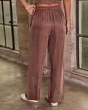 Move It Babe Cupro Drawstring Waist Wide Leg Pants