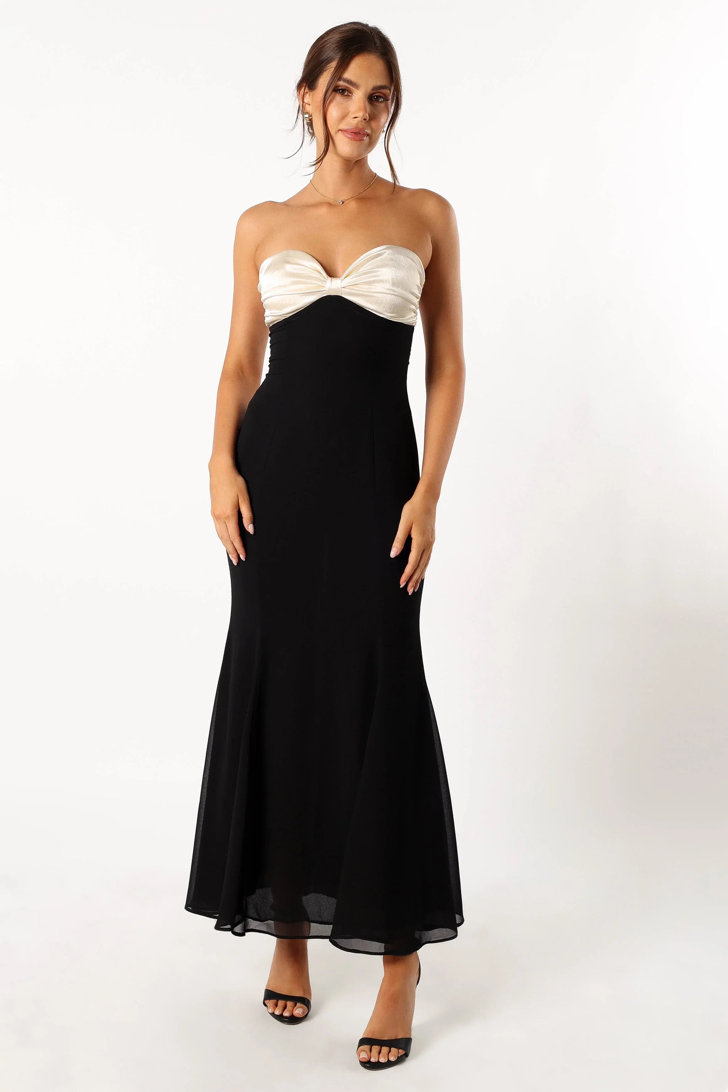 Cecilia Strapless Maxi Dress Black