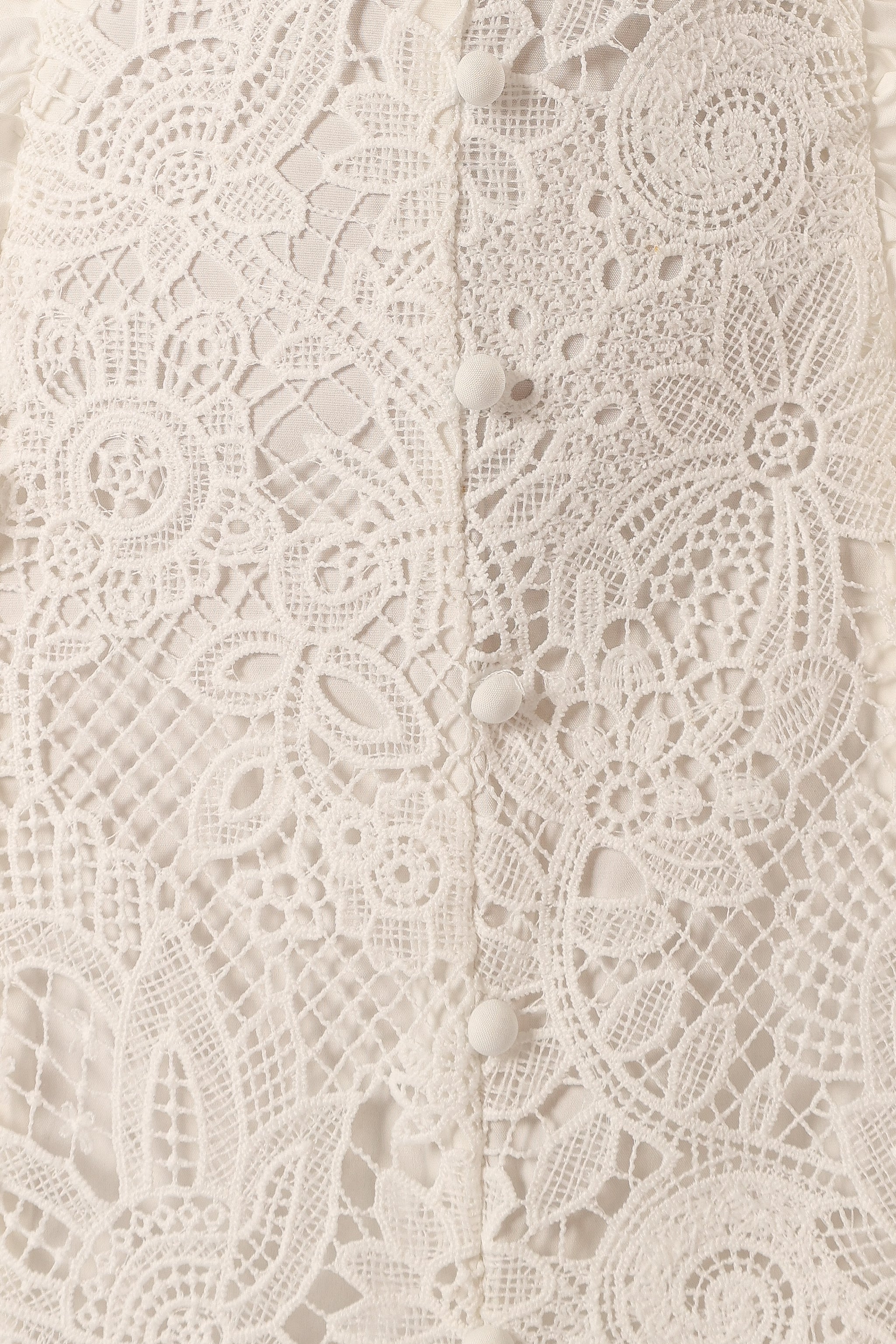Jagger Midi Lace Dress White