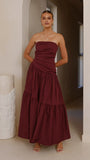 Lola Maxi Dress Burgundy
