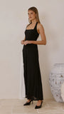 Cia Maxi Dress Black White