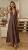 Skye Maxi Dress Chocolate