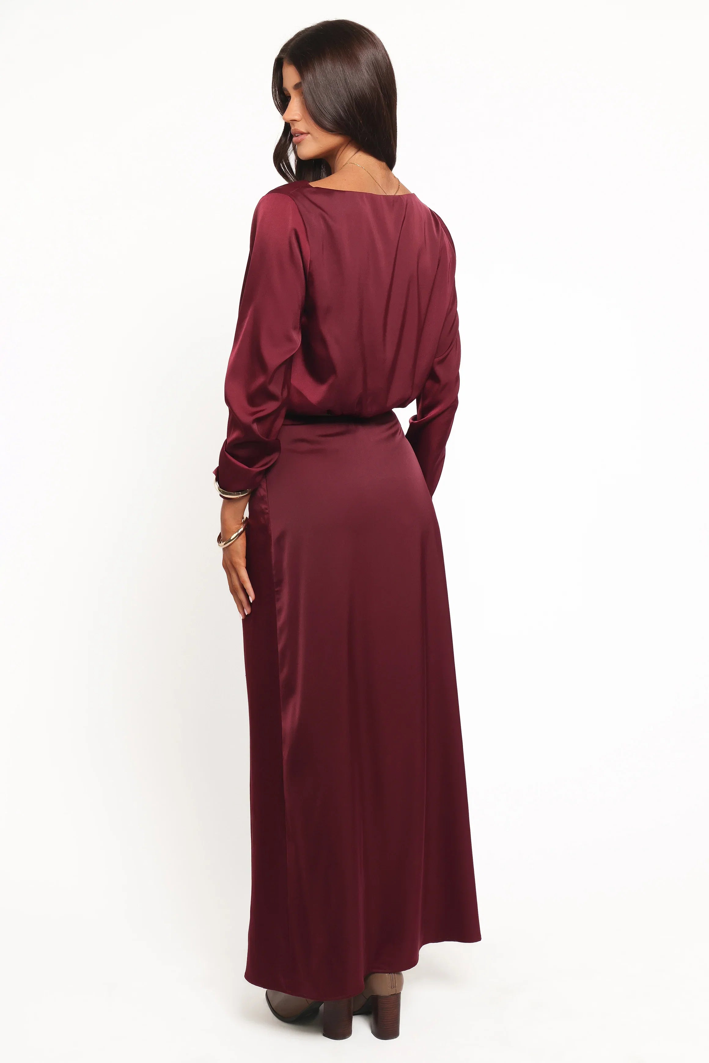 Catherine Skirt Set Burgundy