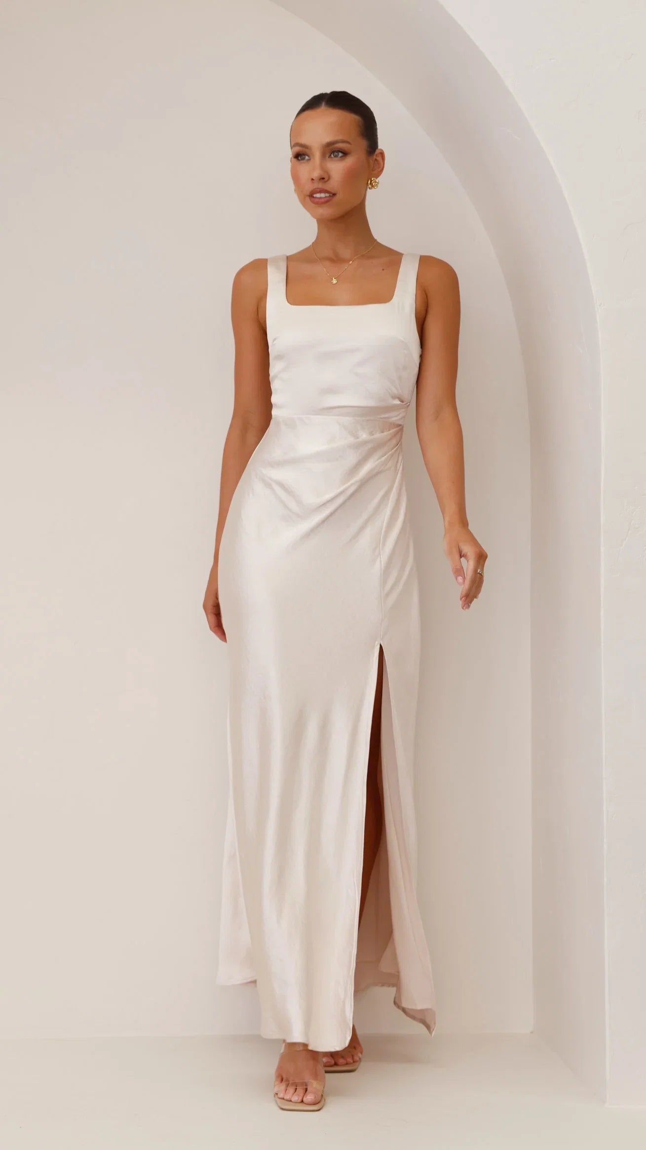 Alaria Maxi Dress Champagne