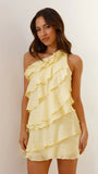 Cassidi Mini Dress Lemon