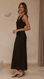 Sammie Linen Maxi Dress Black
