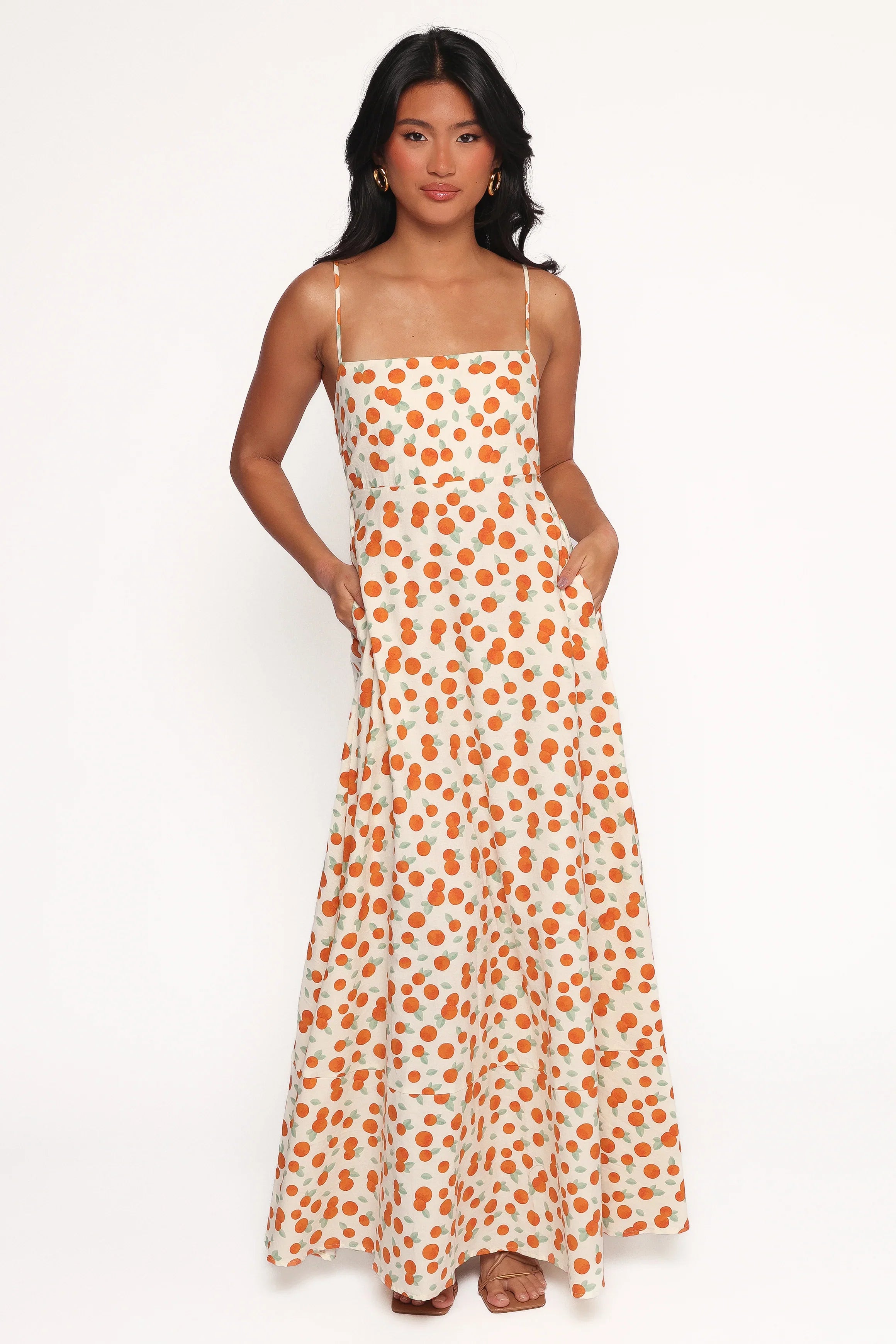Leah Maxi Dress Clementine Print