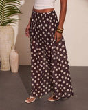 Miska Polka Dot Maxi Skirt