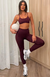 Charge Seamless Leggings Merlot