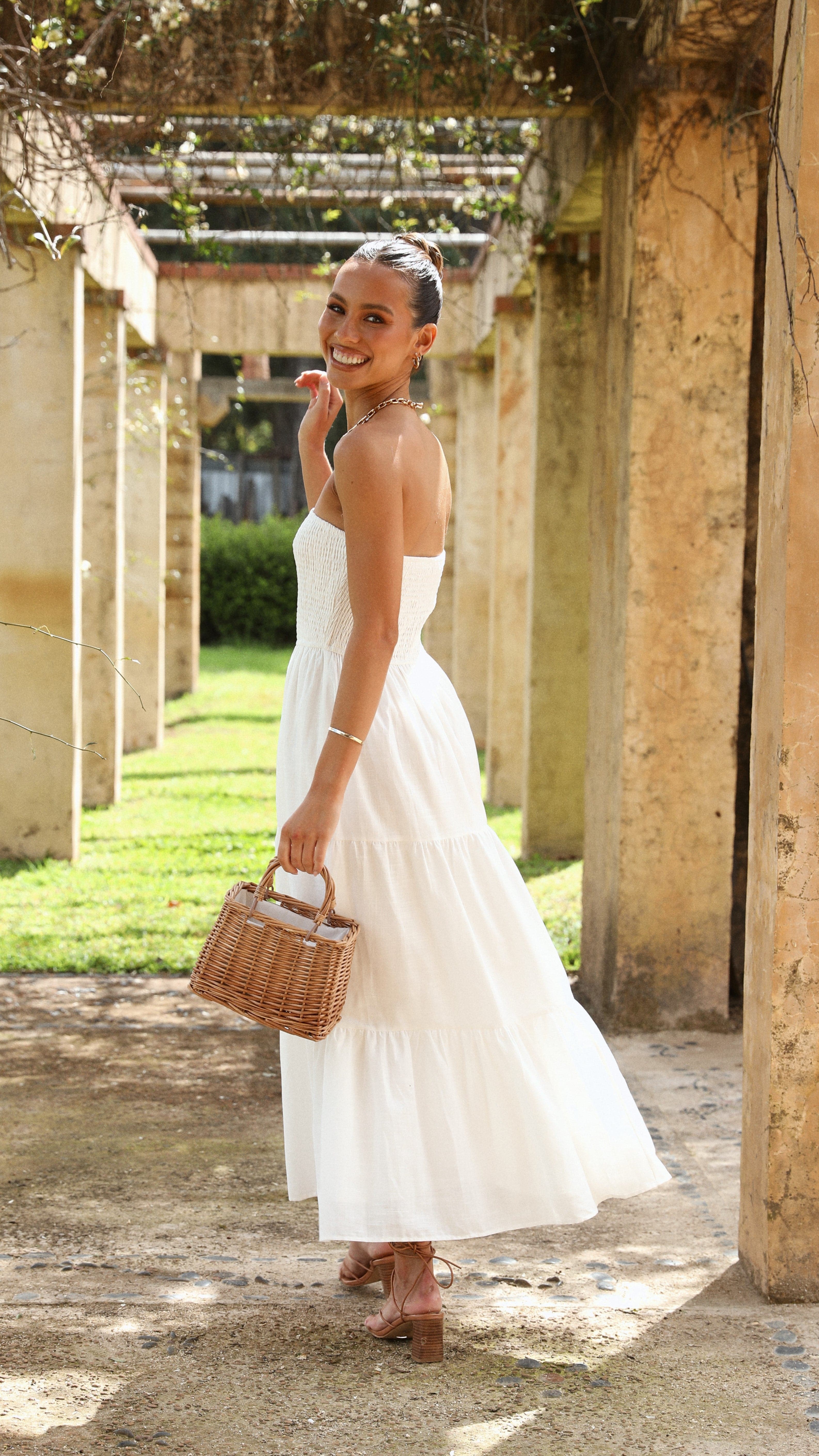 Brooke Maxi Dress White