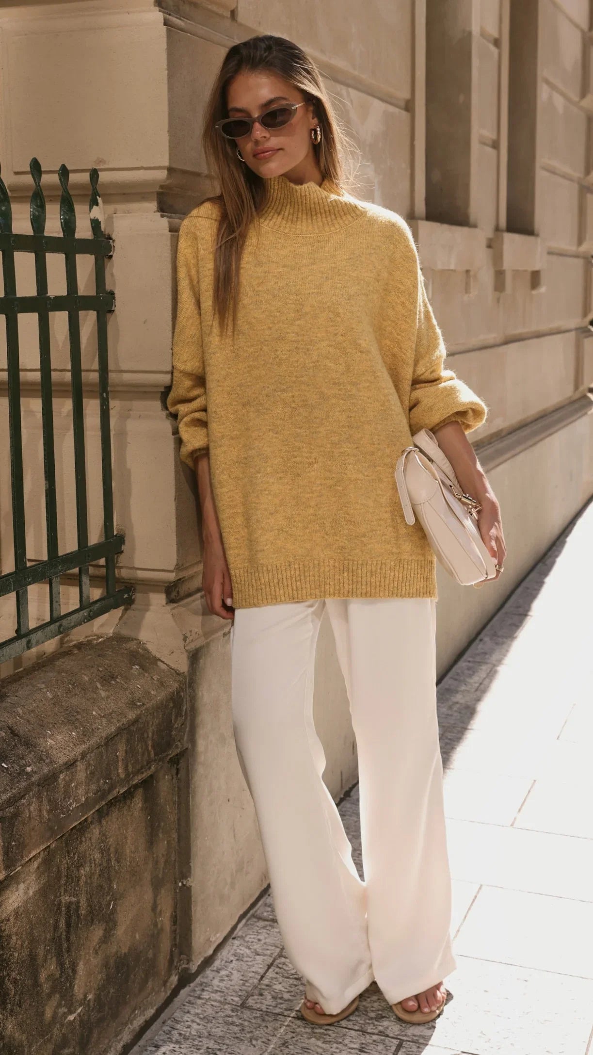 Harita Knitted Sweater Mustard