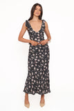 Giarda Maxi Skirt Dark Floral