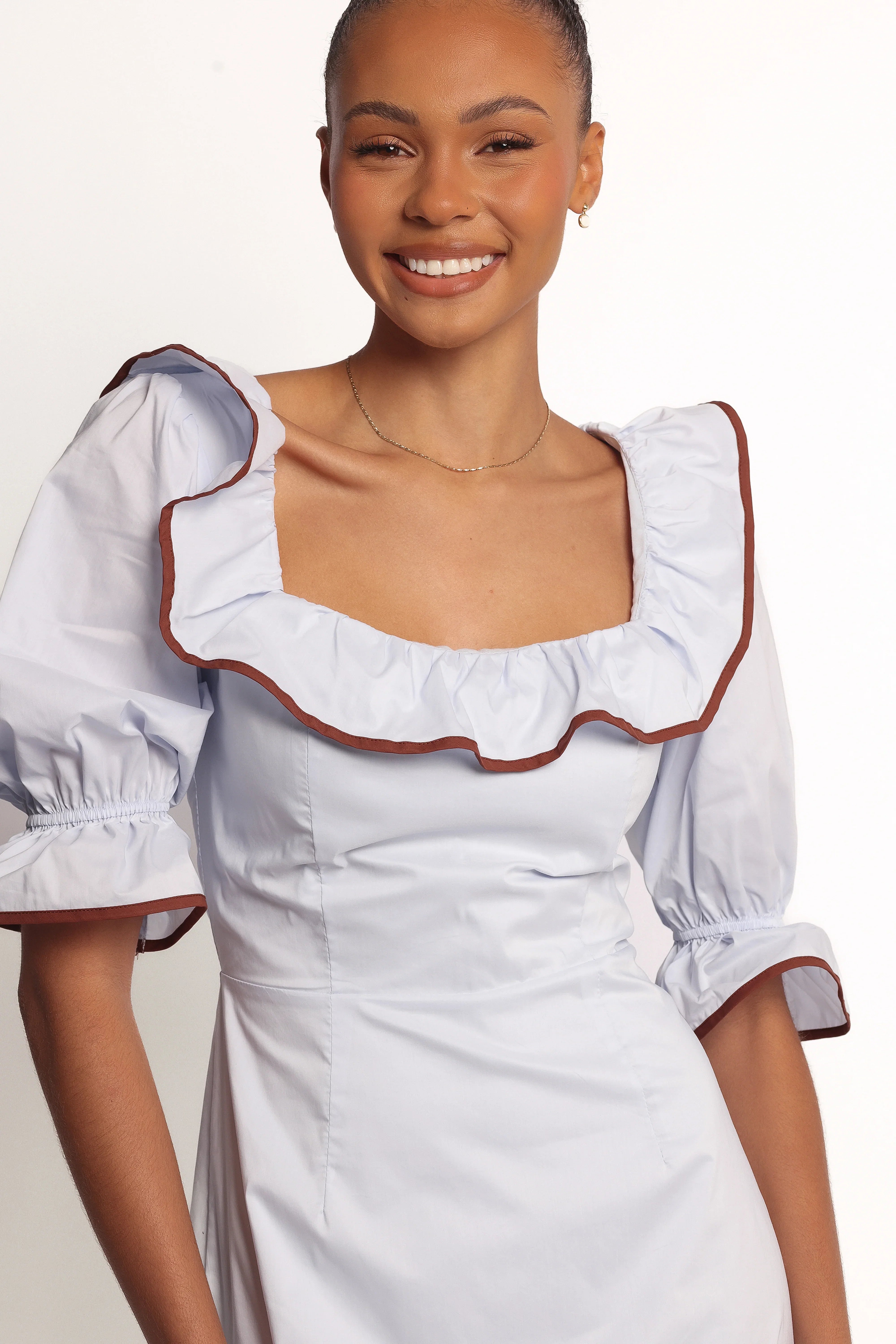 Marilla Mini Dress Pale Blue