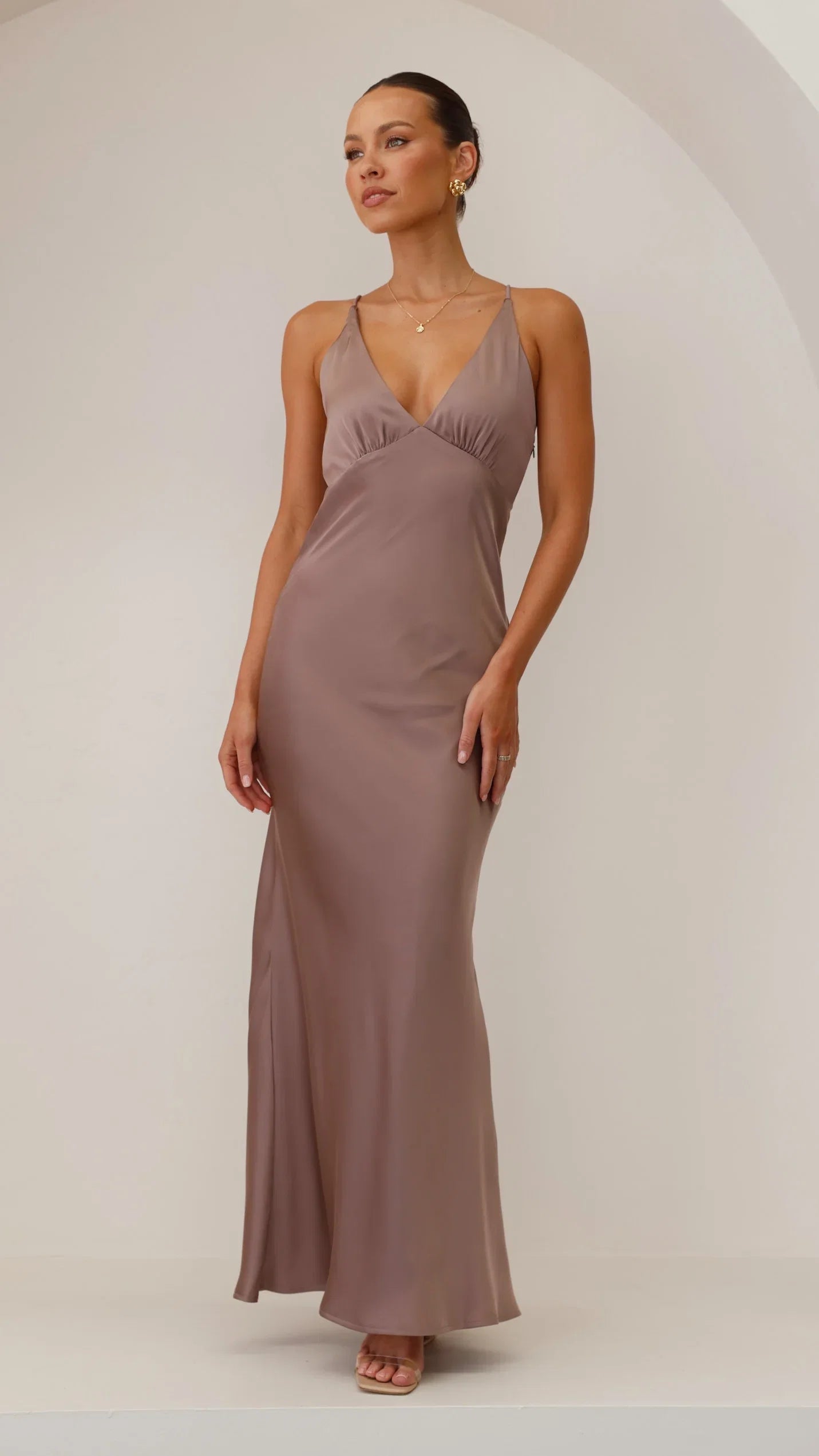 Ziah Maxi Dress Mushroom
