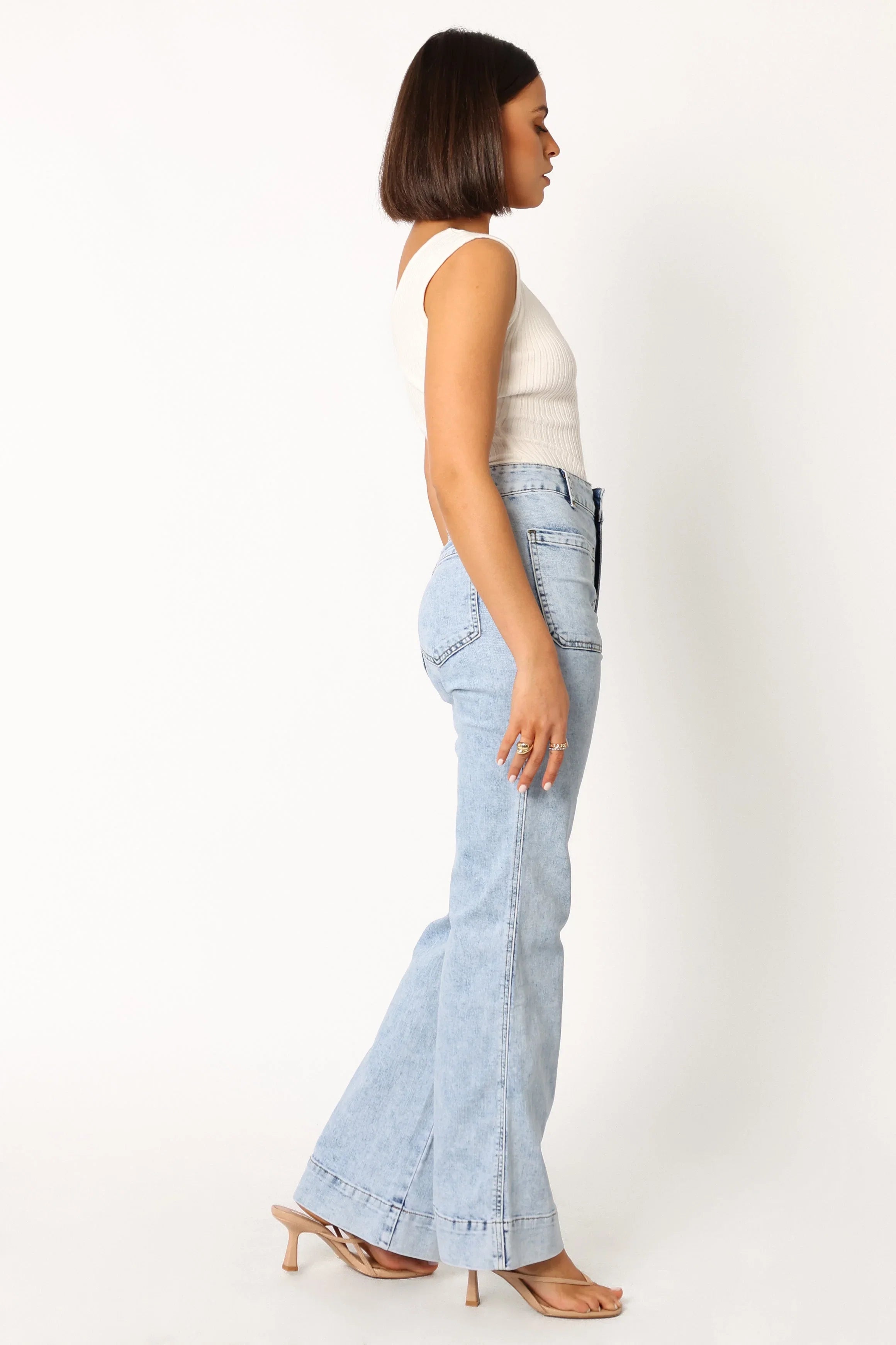 Nico Wide Leg Jean Blue