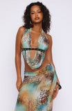Dirty Little Secret Halter Top Saltwater
