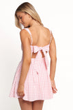 Althea Mini Dress Pink Gingham