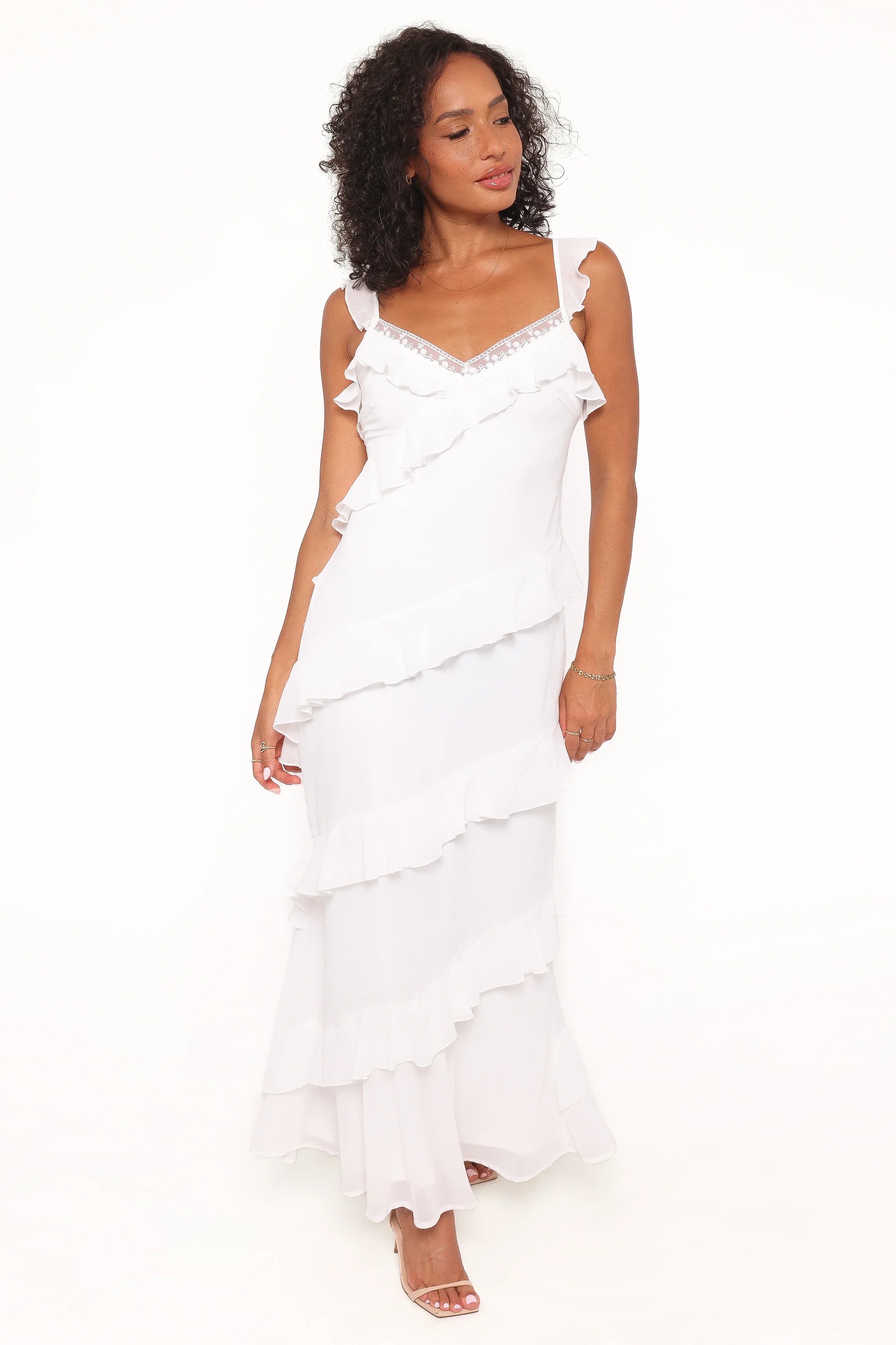 Virginia Maxi Dress White