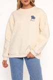 Flower Market Sweatshirt Cream