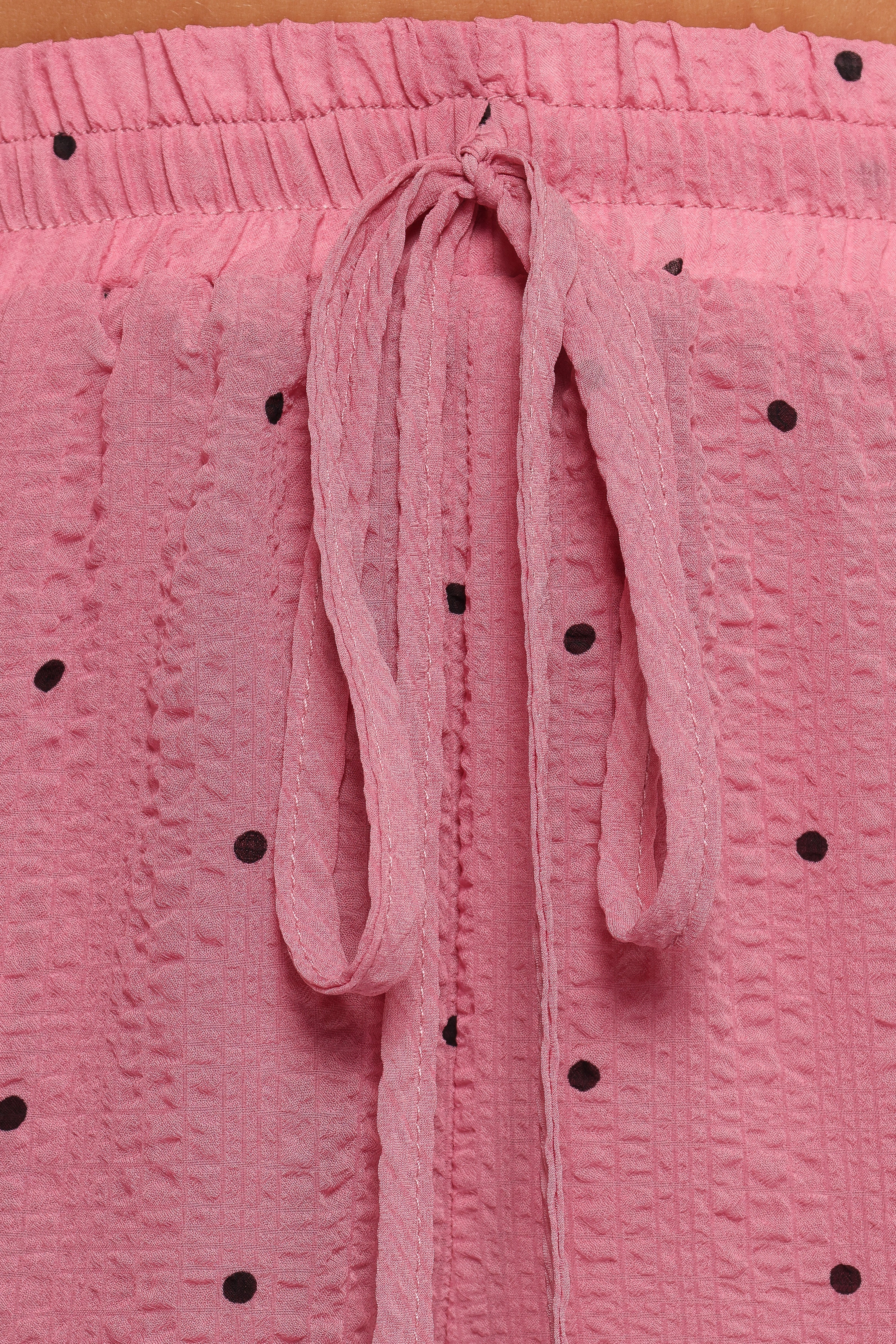 Nala Shorts Pink Polka Dot