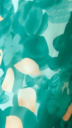 Margo Midi Dress Green Print
