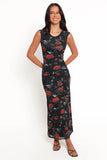 Drea Maxi Dress Rose Print