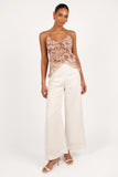 Gabrielle Ruffle Top Wild Orchid