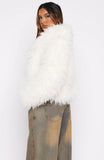 Weekend Away Faux Fur Jacket Cream