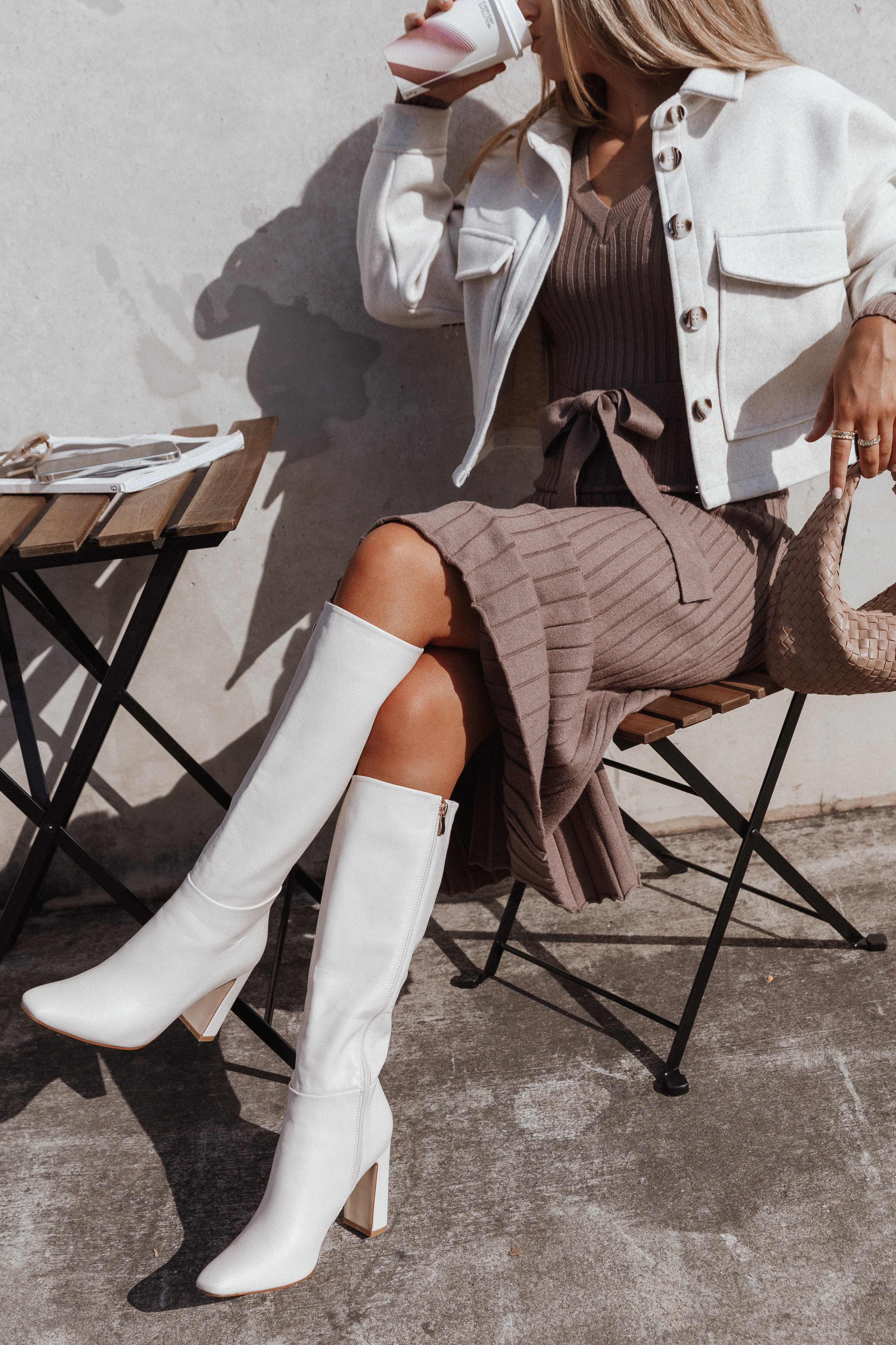 Liliana Double Pocket Jacket Cream