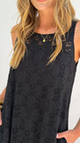 Cerelia Maxi Dress Black Lace