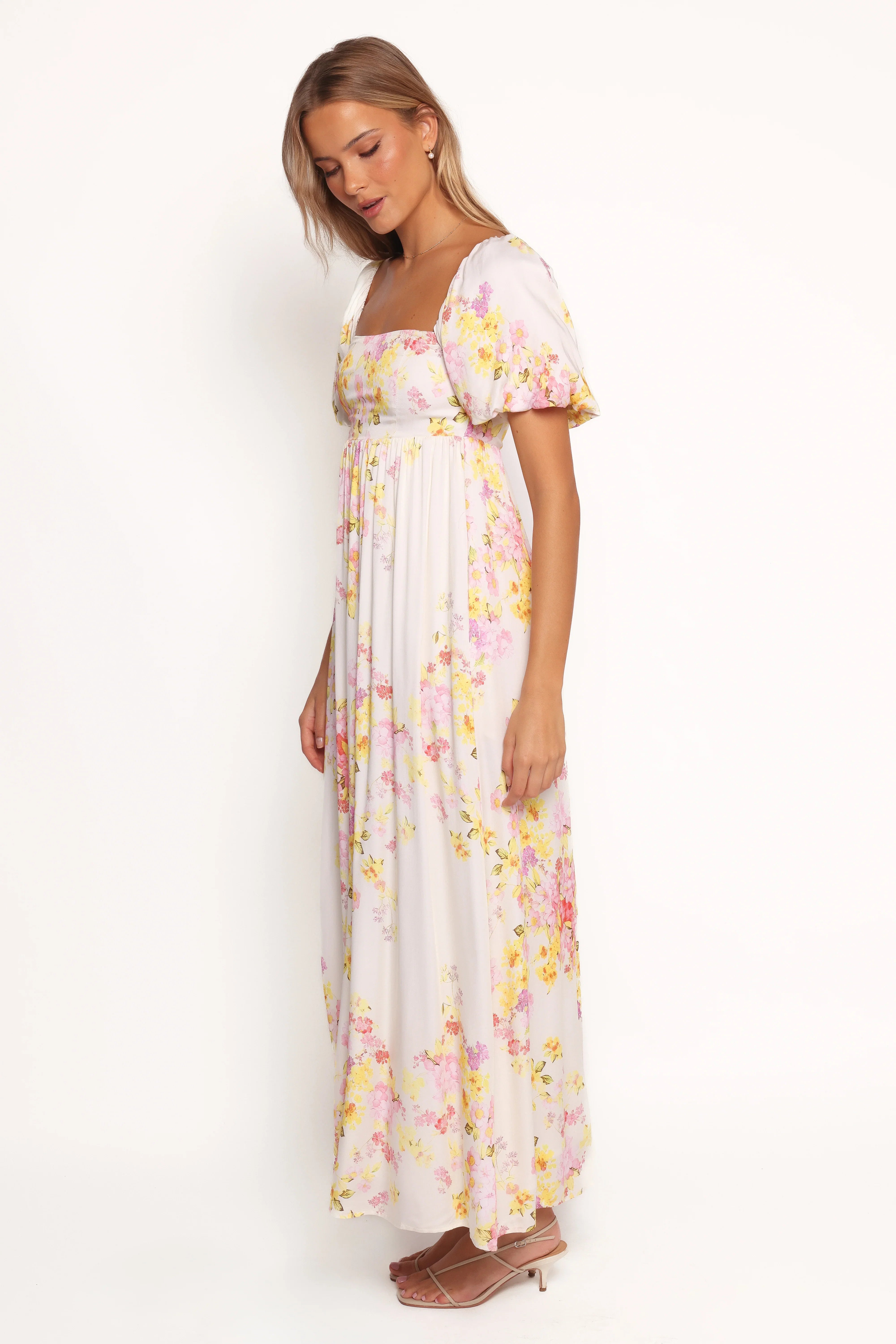 Delaney Maxi Dress Pink Floral