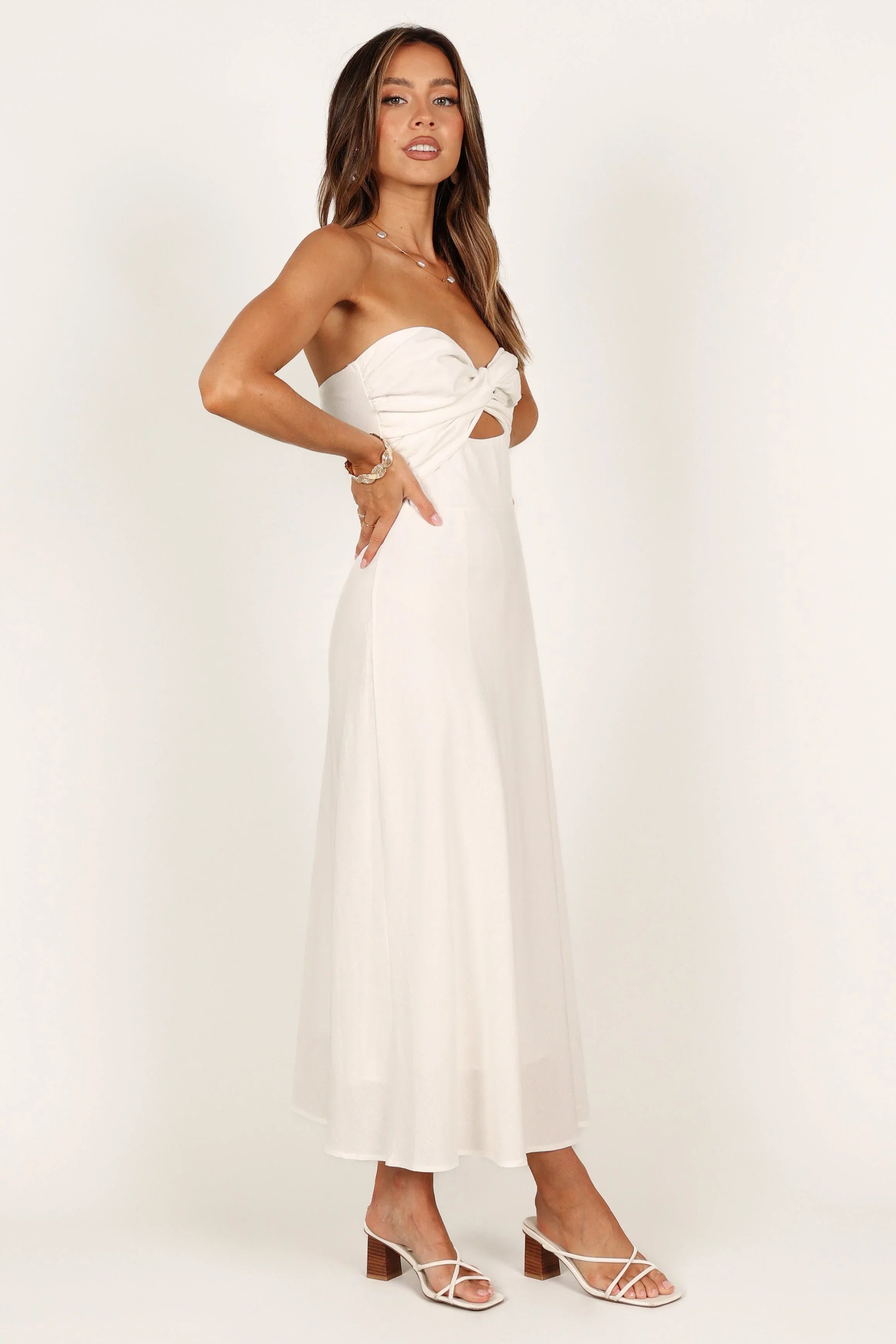 Rosetta Dress White