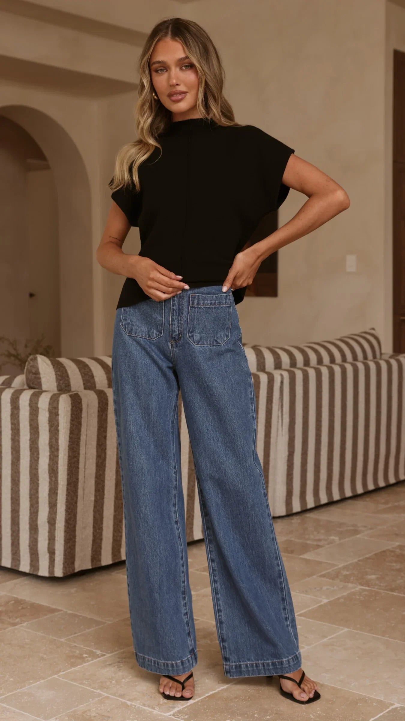 Shiloh Knit Top Black