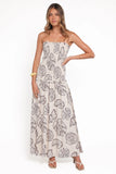 Parkway Maxi Dress Cream Shells