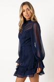 Felix Long Sleeve Mini Dress Navy