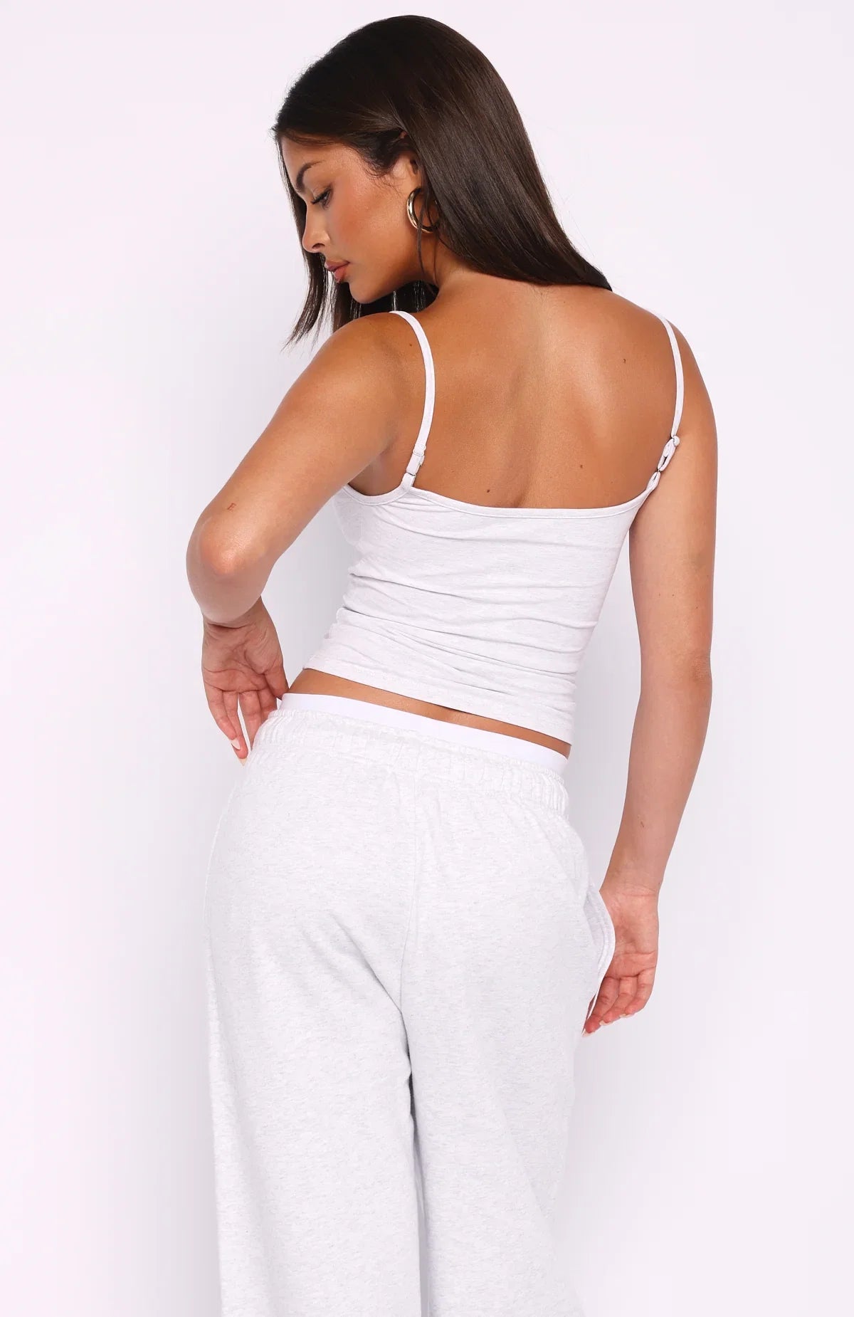 Off The Field Singlet Top Grey