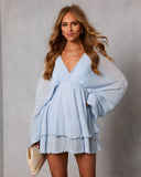 Freshly Yours Plisse Mini Dress