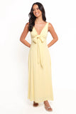 Archer Midi Dress Butter Yellow