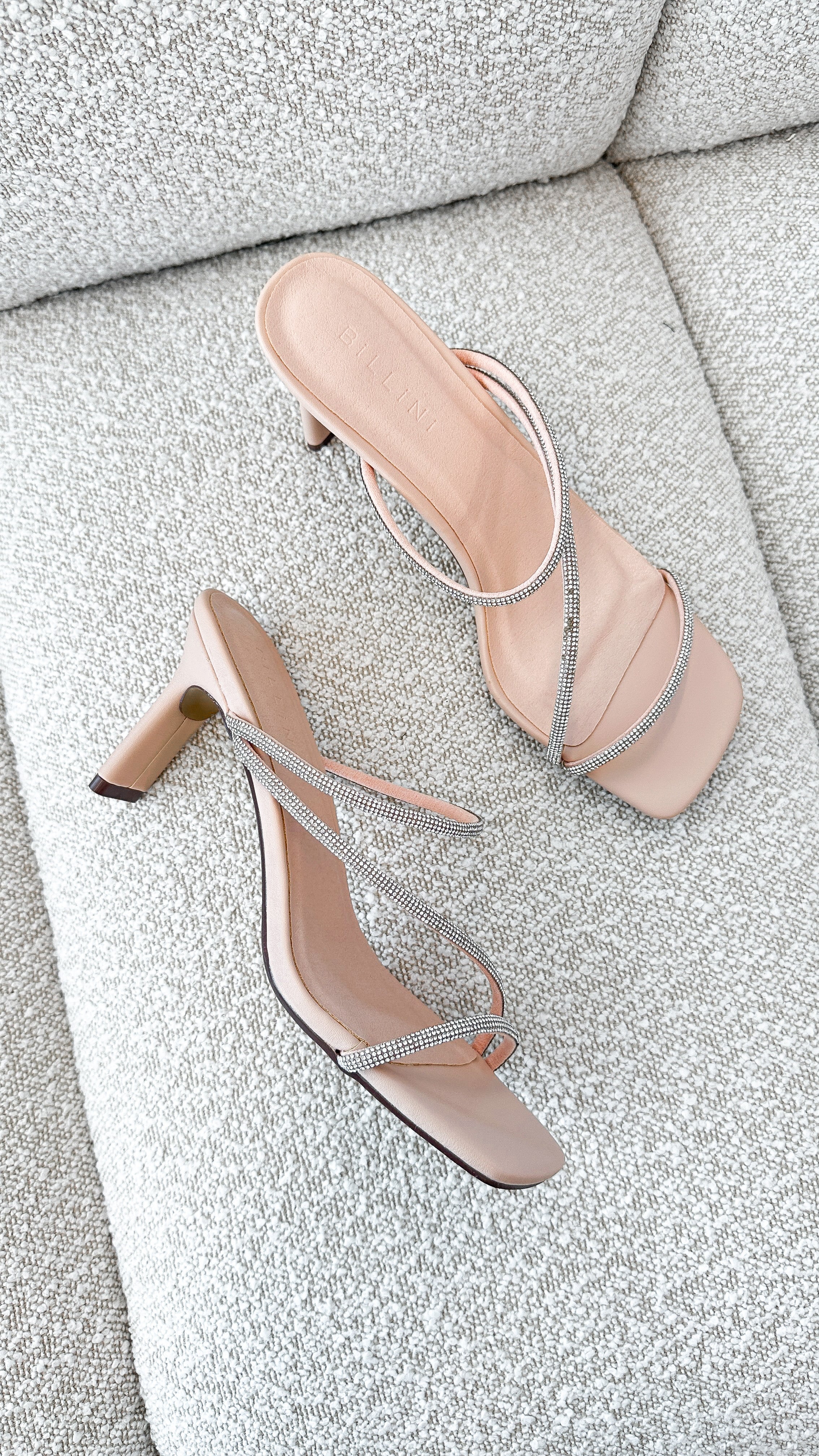 Femi Heel Nude Diamante