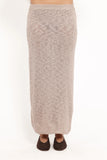 Indya Knit Skirt Oatmeal
