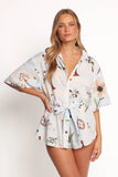Luisa Romper Blue Floral