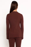 Adrienne Knit Top Chocolate