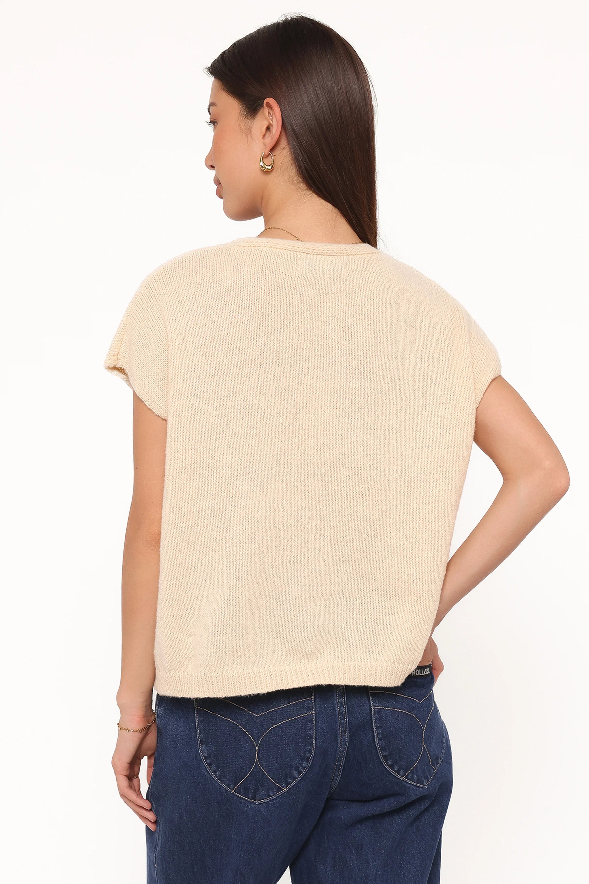 Mariana Knit Vest Lemon